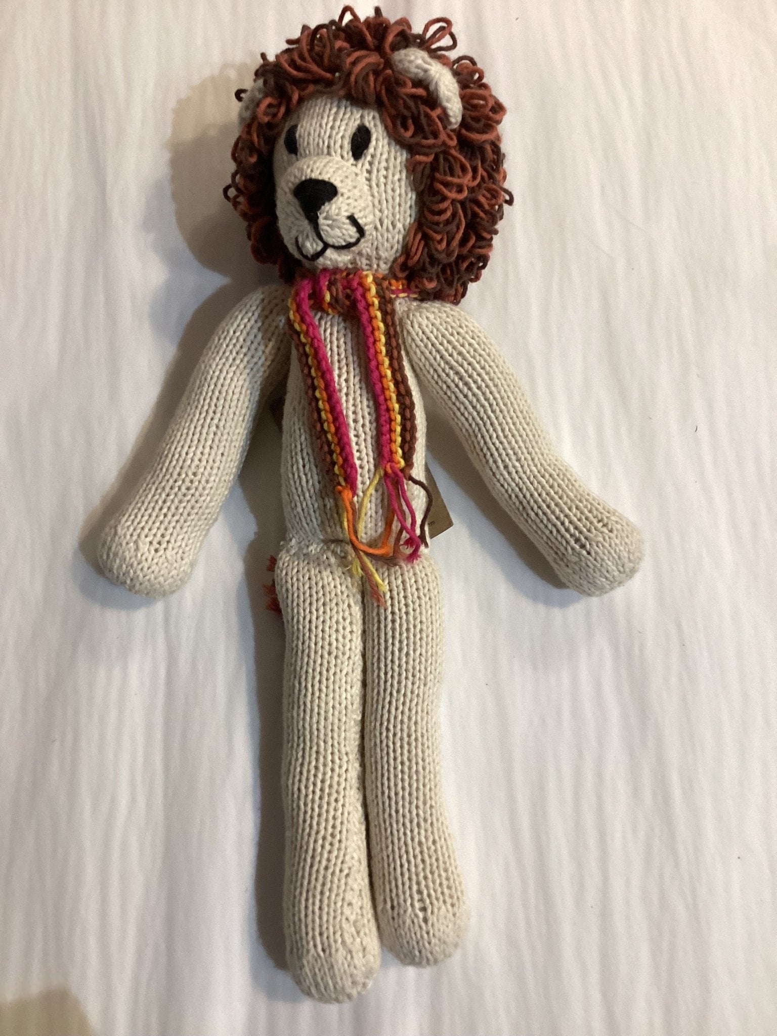 Buy Kenana Knitters - Oragnaic larger cotton spider Lion by Kenana Knitters - at Hamish + Grace