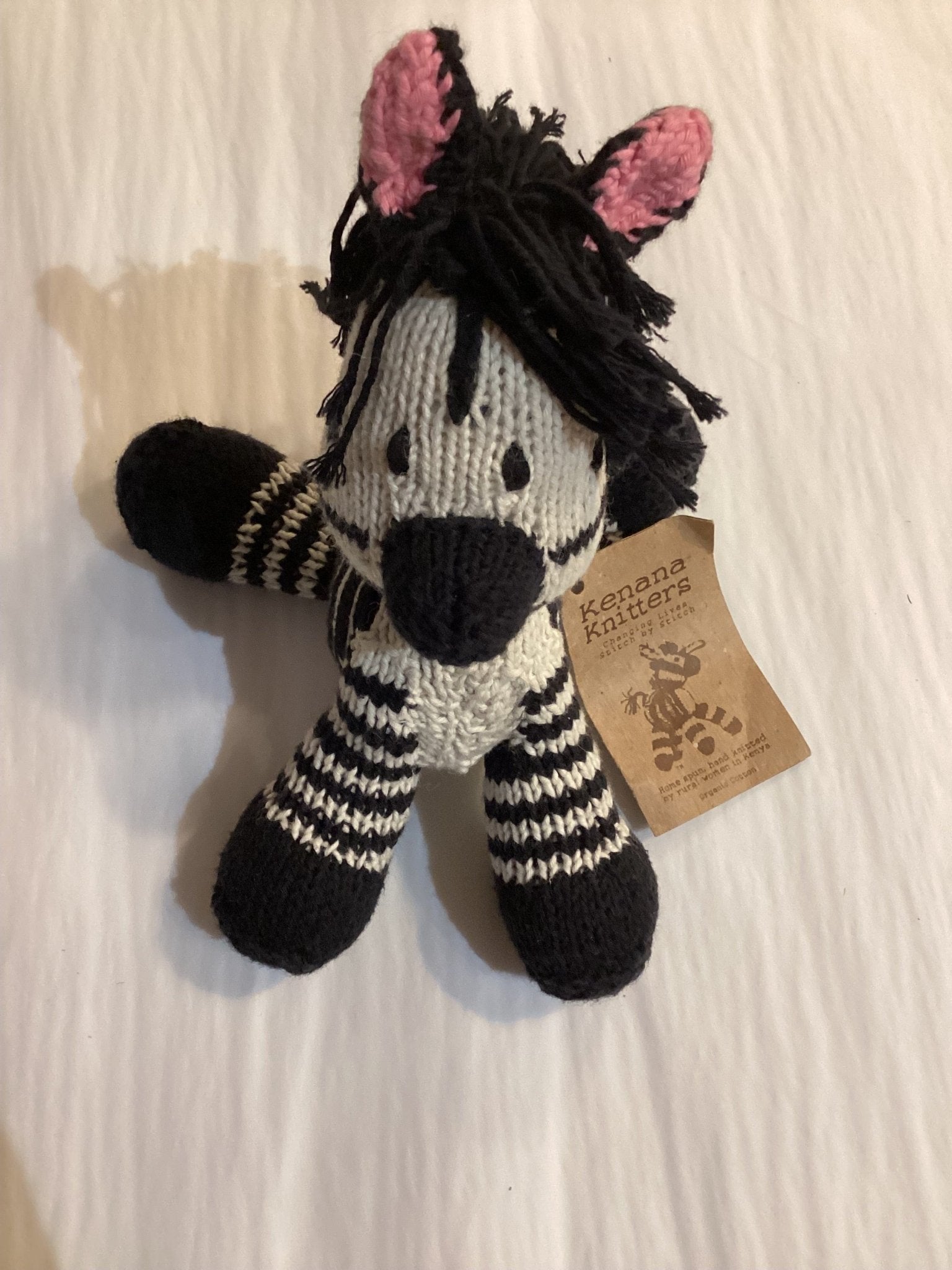 Buy Kenana Knitters - Zebra medium size by Kenana Knitters - at Hamish + Grace