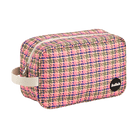 Kollab Lifestyle Travel Bag Pink Houndstooth