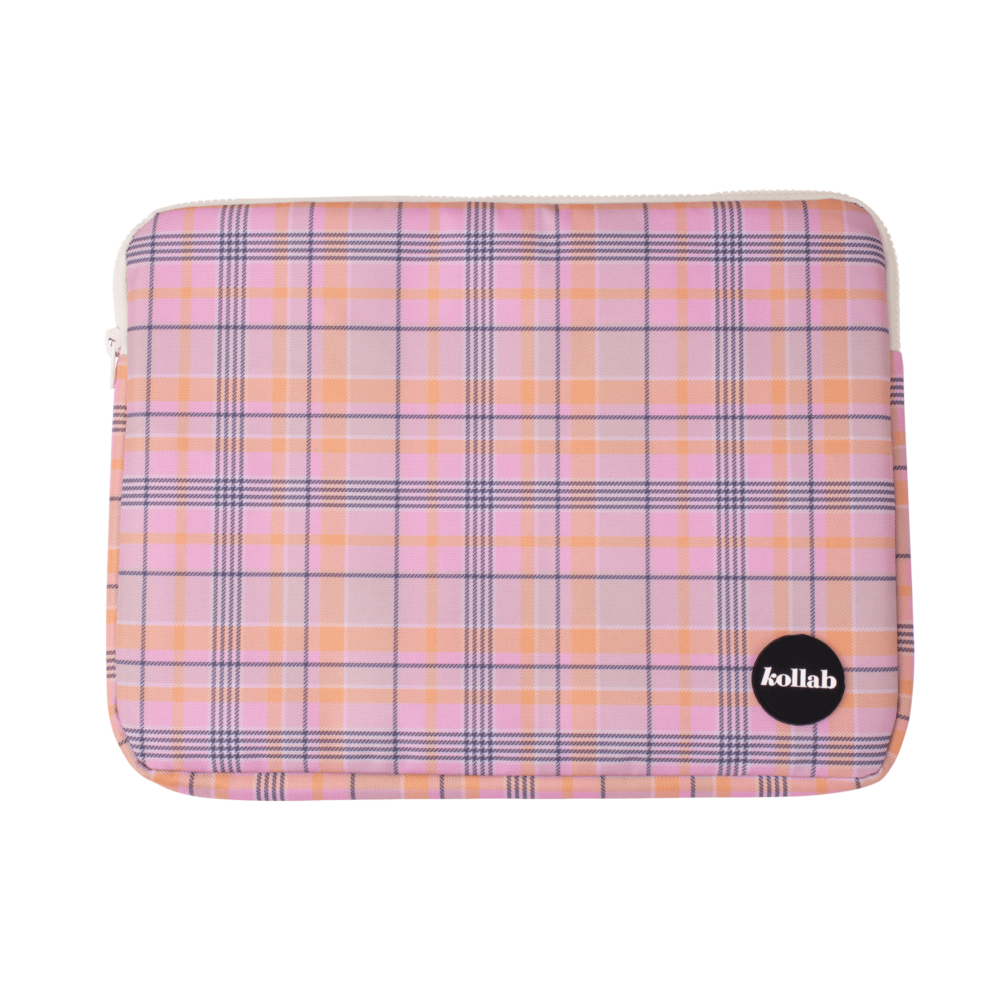 Buy Laptop Case Pink Blanket Check by Kollab - at Hamish + Grace