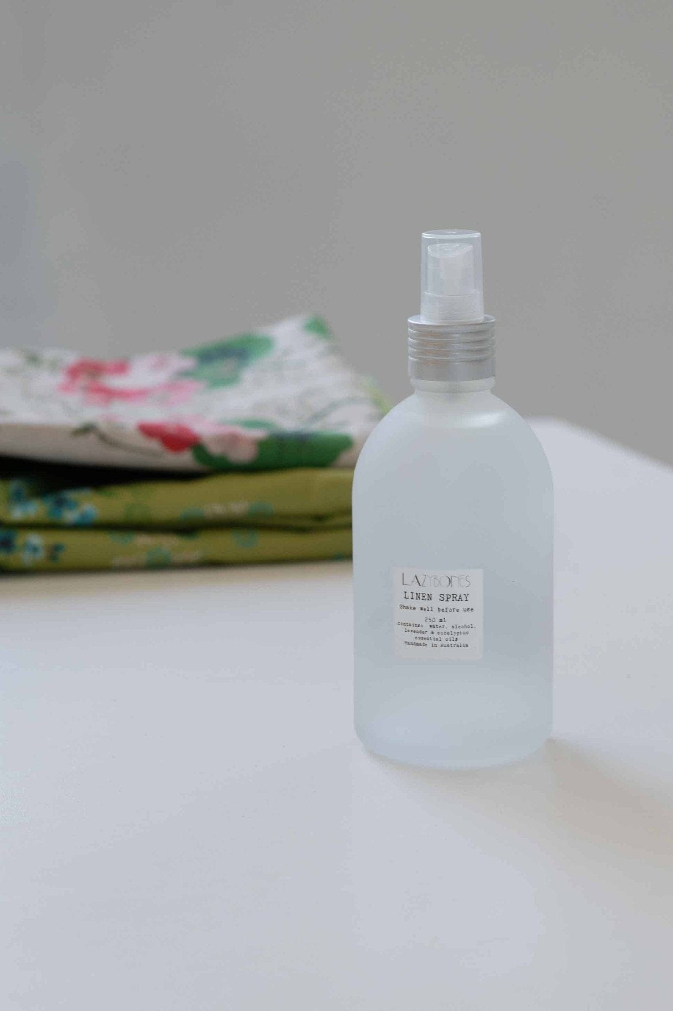 Lazybones Homewares Linen Spray with Lavender & Eucalyptus