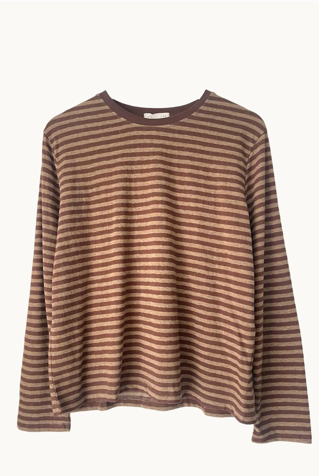 Buy Little Lies - Athena Top - Chocolate Stripe by Little Lies - at Hamish + Grace