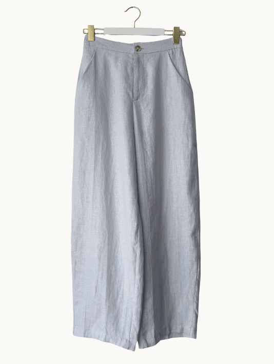 Buy Little Lies - Barrel Linen Pants - Chambray by Little Lies - at Hamish + Grace
