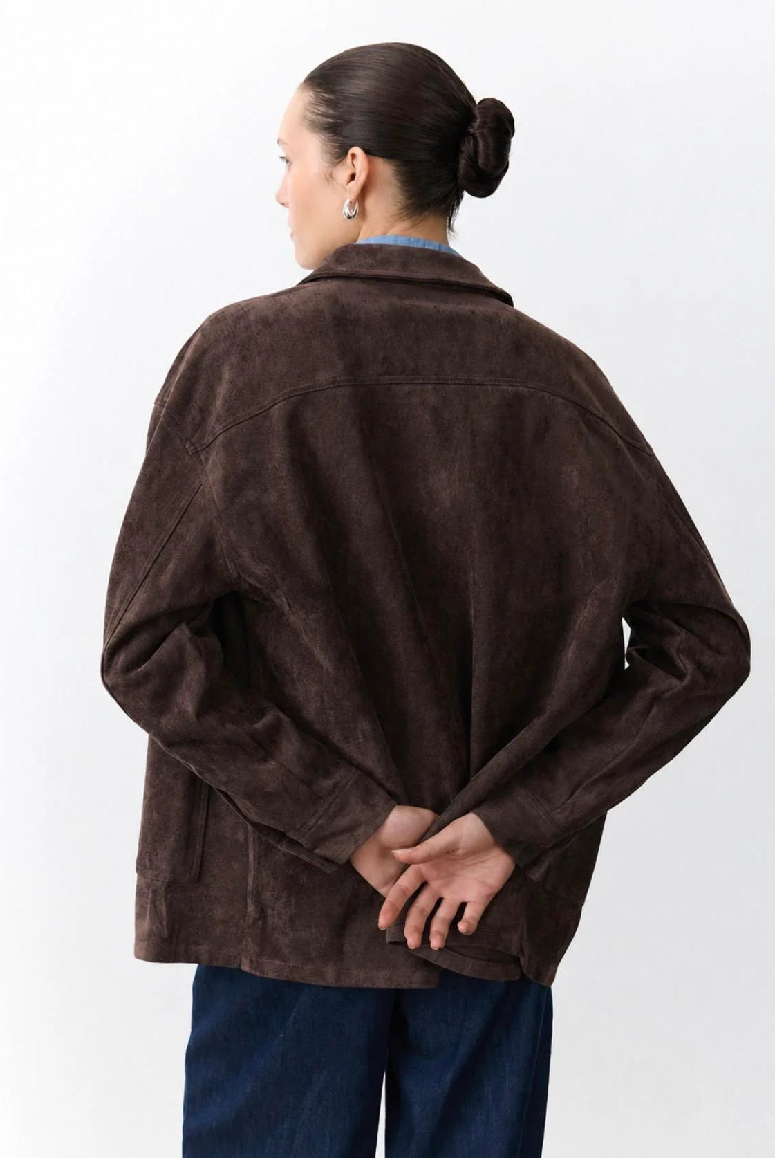 Buy Little Lies - Billie Faux Suede Shacket by Little Lies - at Hamish + Grace