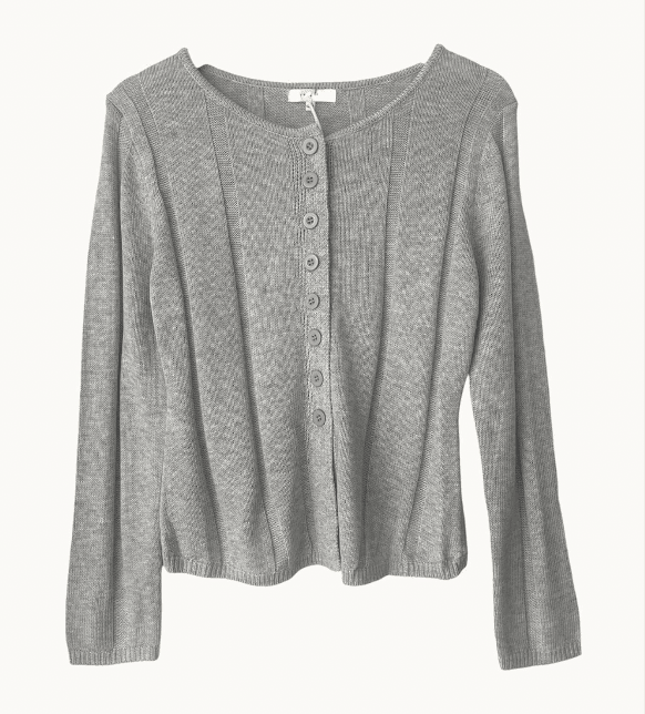 Buy Little Lies - Coco Cardigan - Light Grey by Little Lies - at Hamish + Grace