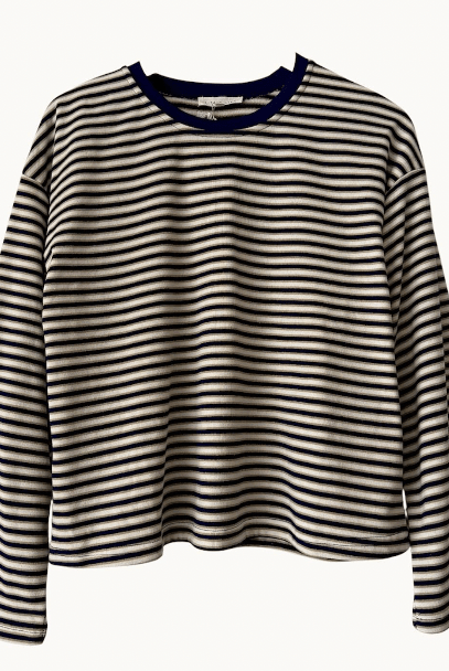 Buy Little Lies - Drift Stripe Top - Navy Stripe by Little Lies - at Hamish + Grace