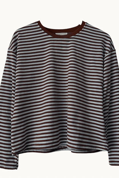 Buy Little Lies - Drift Stripe Top - Rust Stripe by Little Lies - at Hamish + Grace