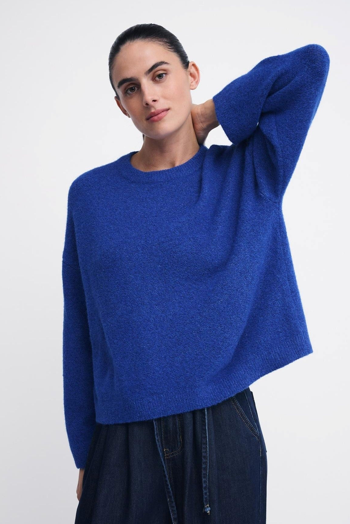Buy Little Lies - Little Lies Otto Knit – Cobalt Blue by Little Lies - at Hamish + Grace