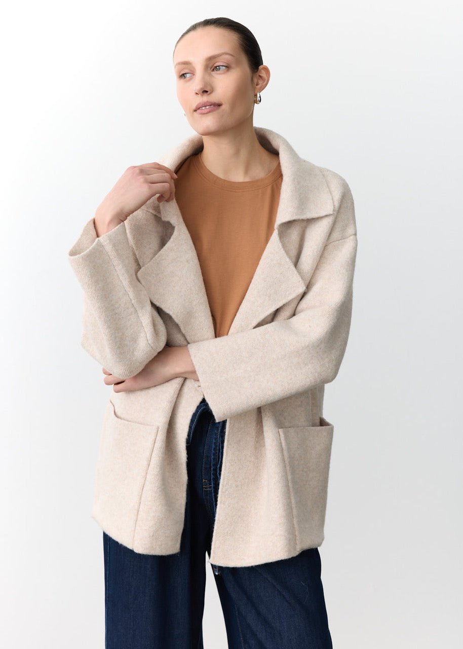 Buy Little Lies - Mahalia Coatigan - Oatmeal by Little Lies - at Hamish + Grace