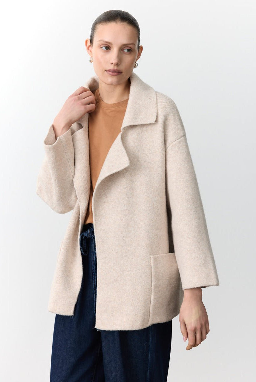 Buy Little Lies - Mahalia Coatigan - Oatmeal by Little Lies - at Hamish + Grace