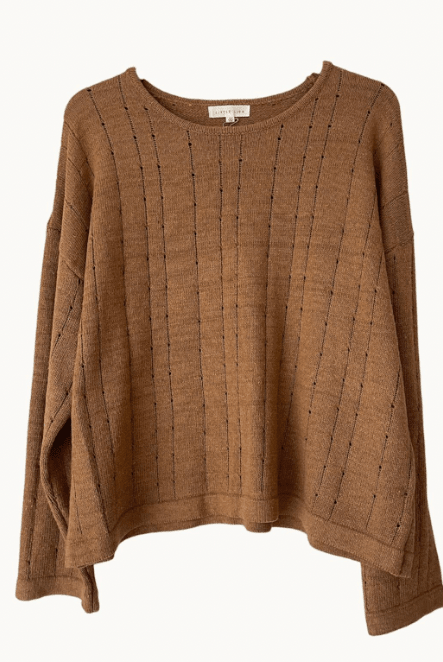 Buy Little Lies - Mia Jumper - Toffee by Little Lies - at Hamish + Grace