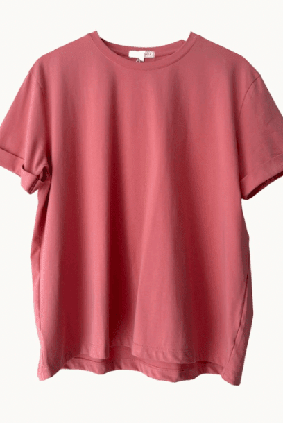 Buy Little Lies - Milos Tee - Rose Pink by Little Lies - at Hamish + Grace