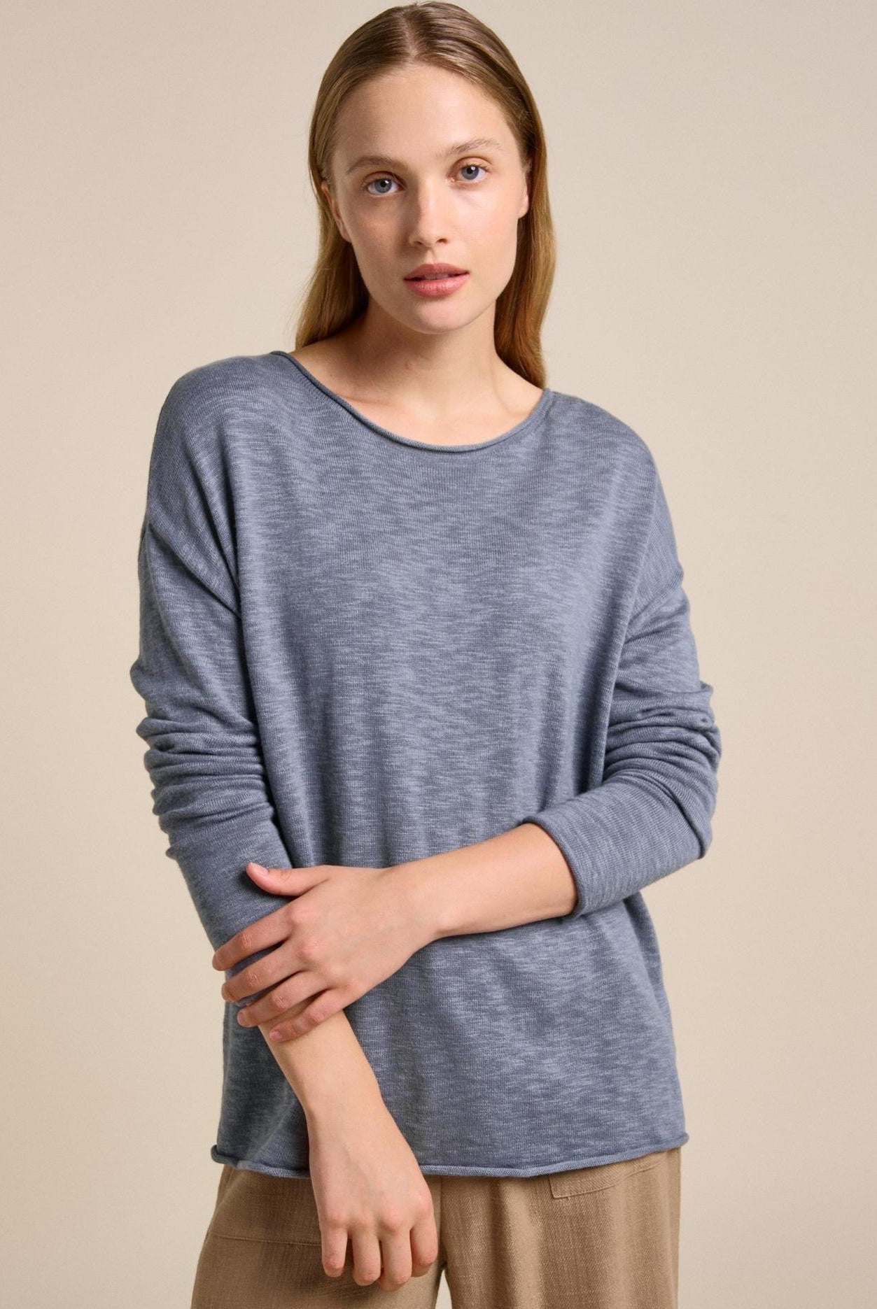 Buy Little Lies - Nellie Top – Steel by Little Lies - at Hamish + Grace
