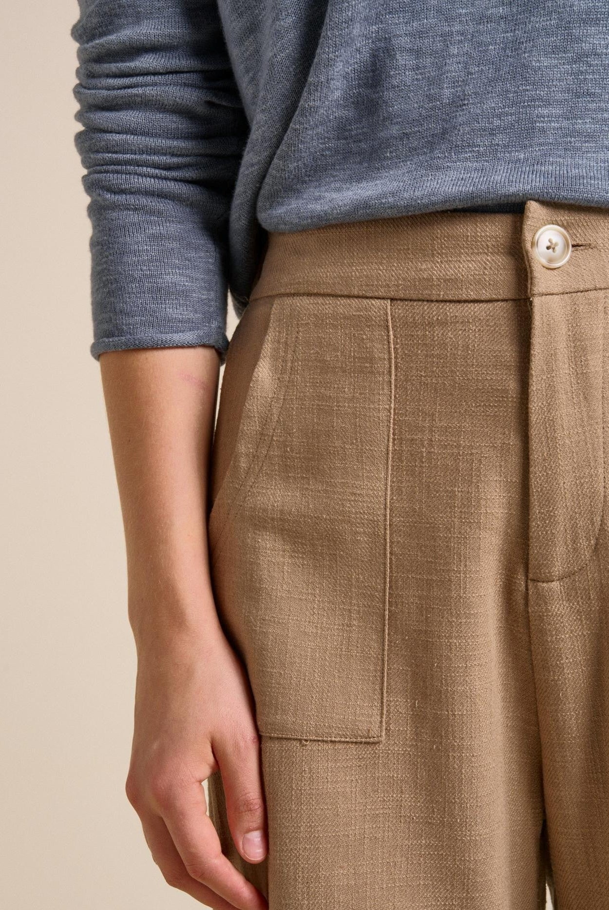 Buy Little Lies - Nellie Top – Steel by Little Lies - at Hamish + Grace