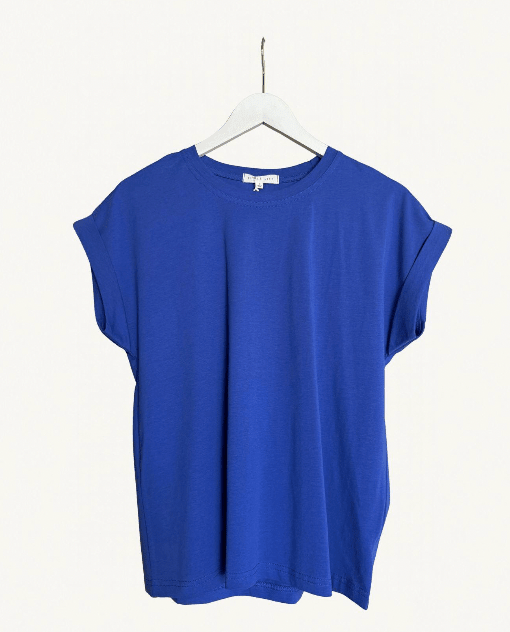 Buy Little Lies - Rhodes Tee - Cobalt Blue by Little Lies - at Hamish + Grace
