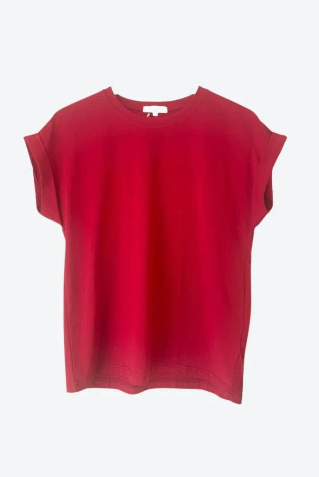 Buy Little Lies - Rhodes Tee - Red by Little Lies - at Hamish + Grace