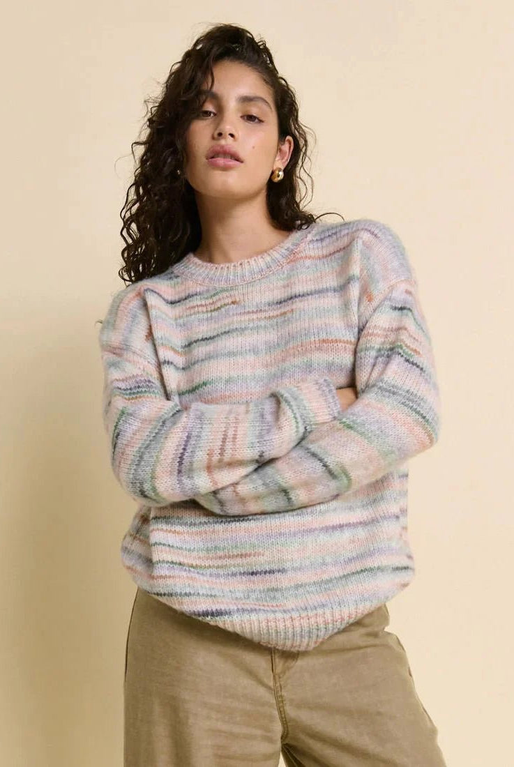 Buy Little Lies - Rita Rainbow Sweater by Little Lies - at Hamish + Grace
