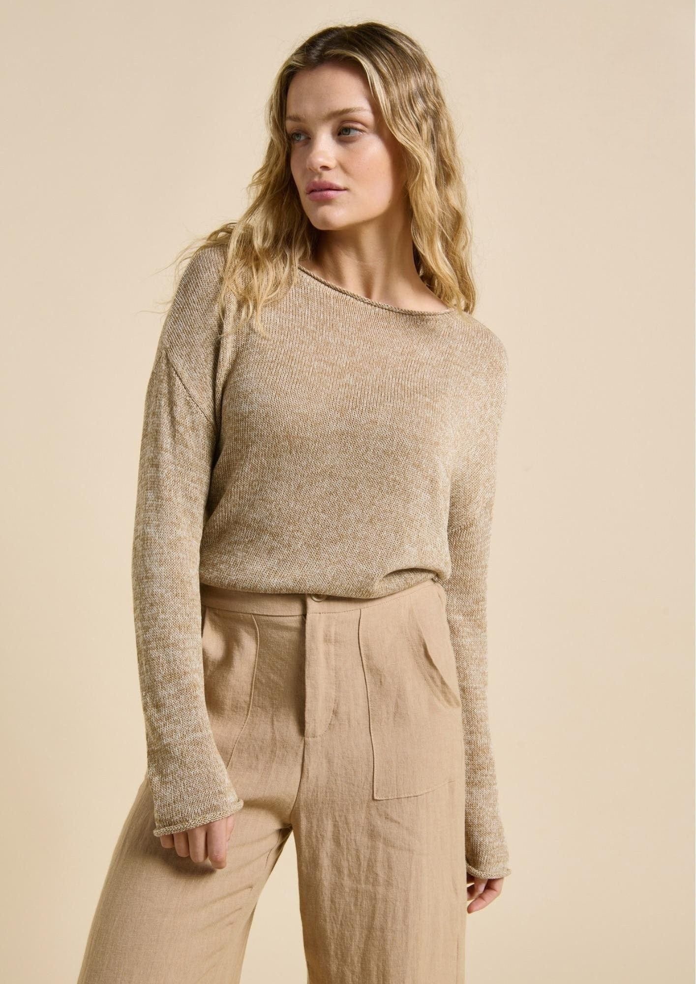 Buy Little Lies - Spring Knit – Melange - K25061701 by Little Lies - at Hamish + Grace