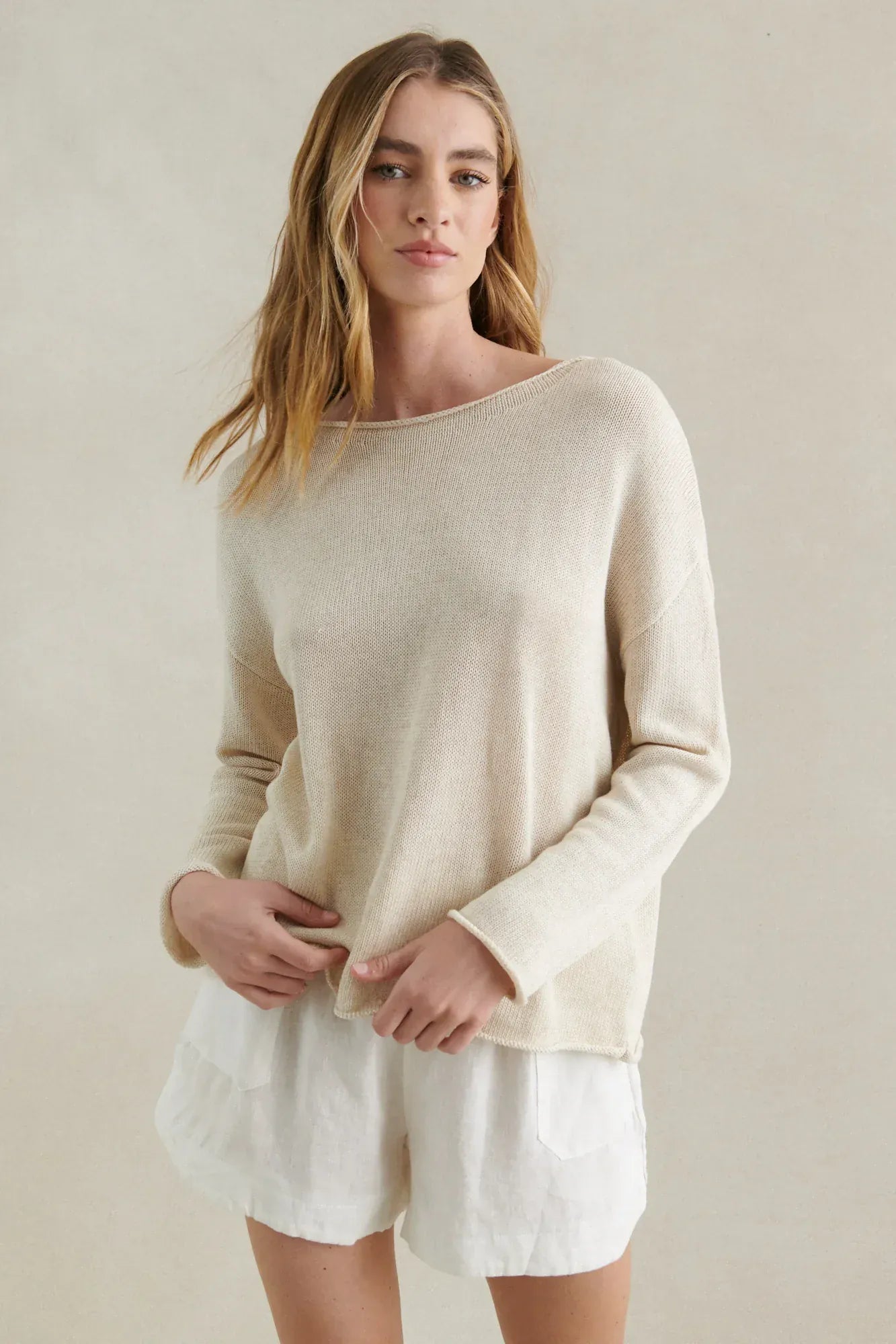 Buy Little Lies - Spring Knit – Natural by Little Lies - at Hamish + Grace