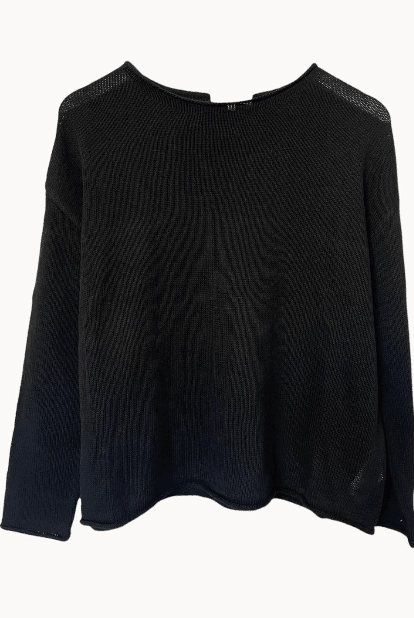 Buy Little Lies - Spring Knit Top - Black by Little Lies - at Hamish + Grace