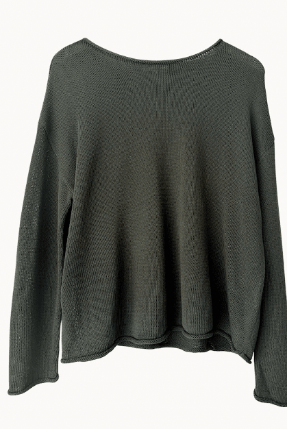 Buy Little Lies - Spring Knit Top - Forest Green by Little Lies - at Hamish + Grace