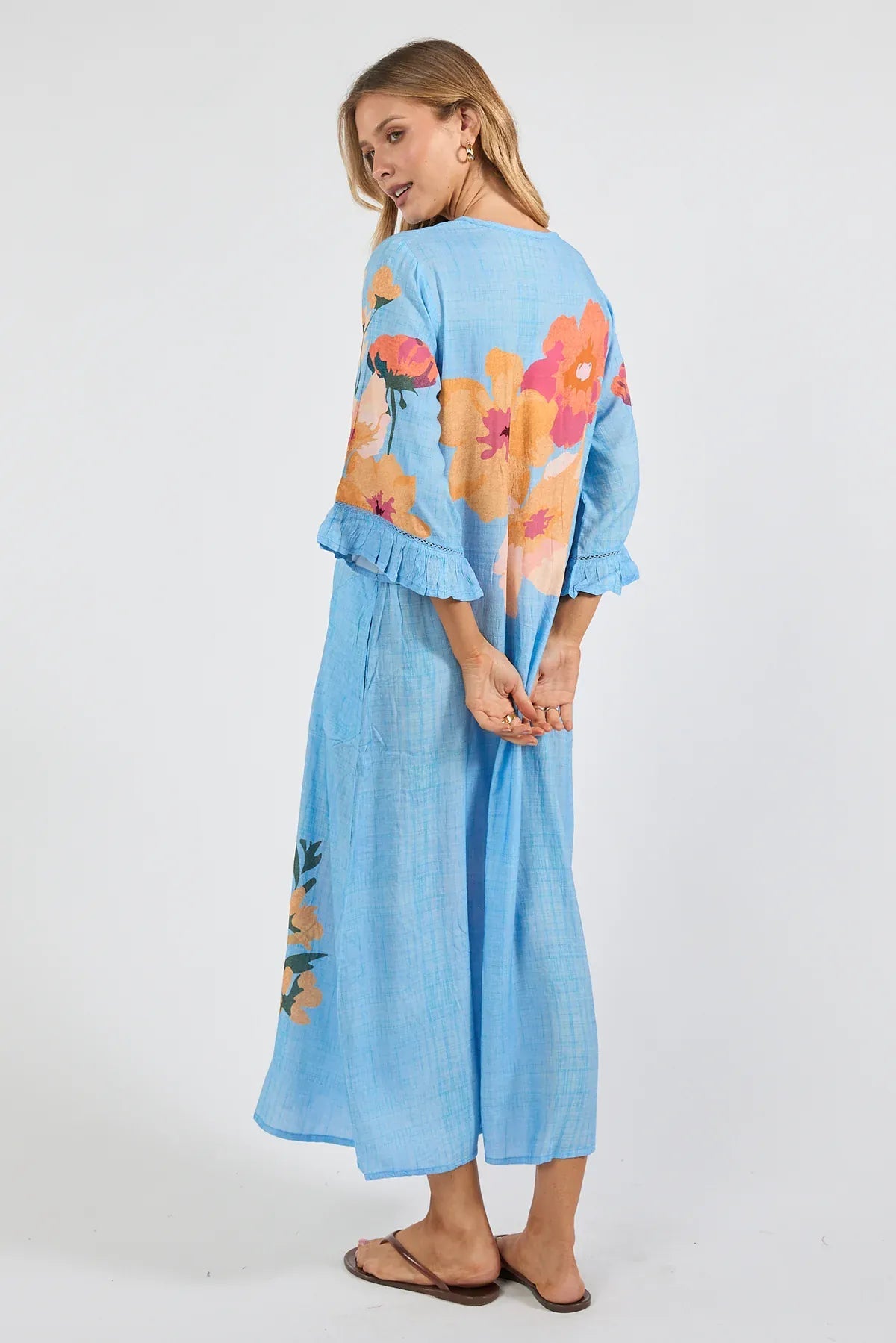 Buy Lula Soul - Hana Midi Dress - Indigo by Lula Soul - at Hamish + Grace