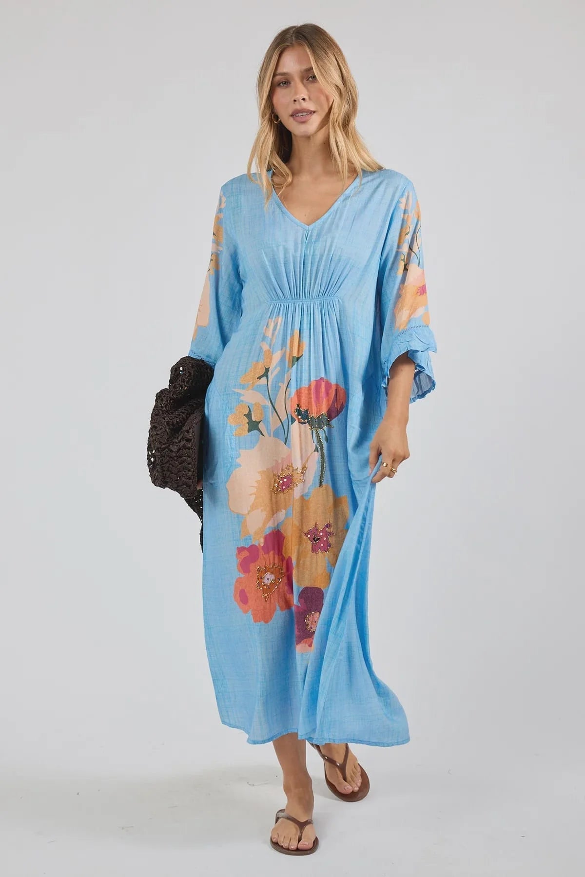 Buy Lula Soul - Hana Midi Dress - Indigo by Lula Soul - at Hamish + Grace