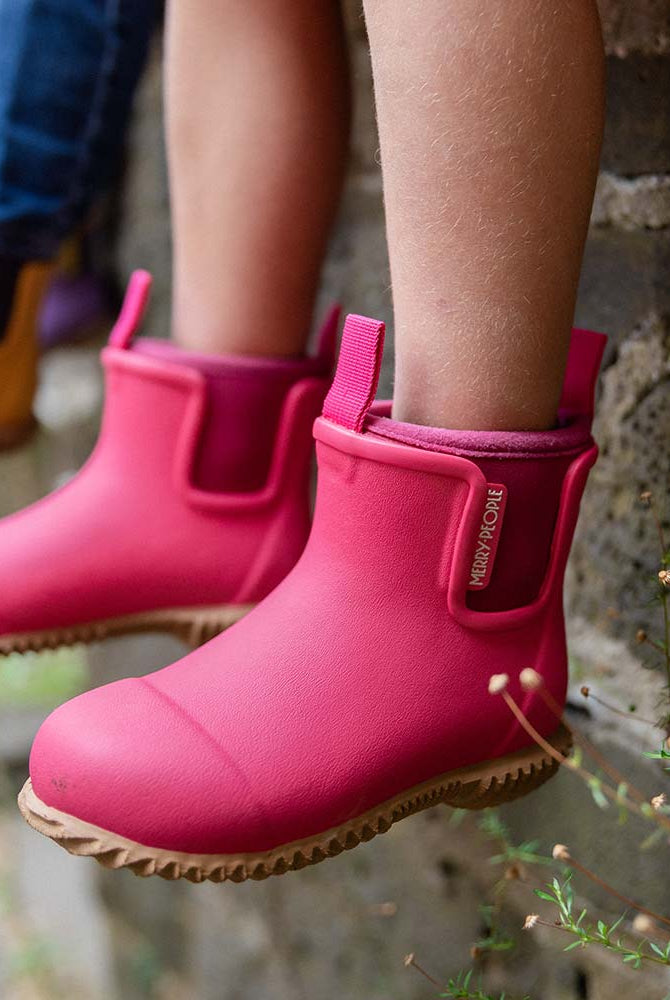 Buy Merry People - Bobbi Kids Gumboot - Fuschia Pink by Merry People - at Hamish + Grace