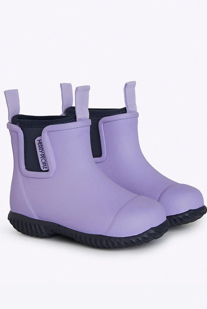 Buy Merry People - Bobbi Kids Gumboot - Lavender & Navy by Merry People - at Hamish + Grace