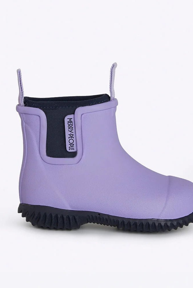 Buy Merry People - Bobbi Kids Gumboot - Lavender & Navy by Merry People - at Hamish + Grace