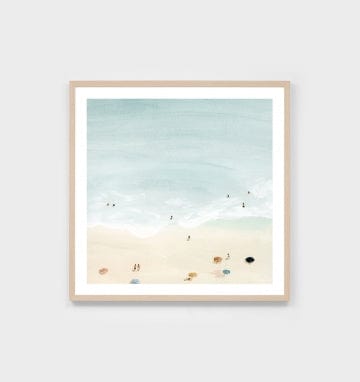 Buy Middle of Nowhere - Bondi Beachscape Blue Print by Middle of Nowhere - at Hamish + Grace