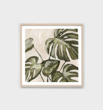 Buy Middle of Nowhere - Monstera Study Blush Print by Middle of Nowhere - at Hamish + Grace