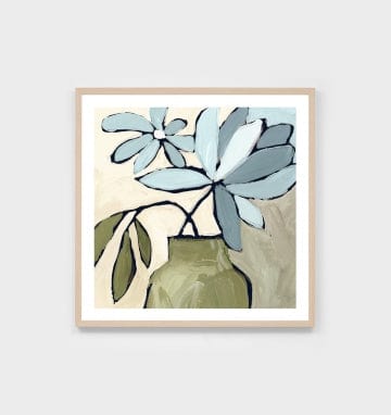 Buy Middle of Nowhere - Vase Arrangement Blue Print by Middle of Nowhere - at Hamish + Grace