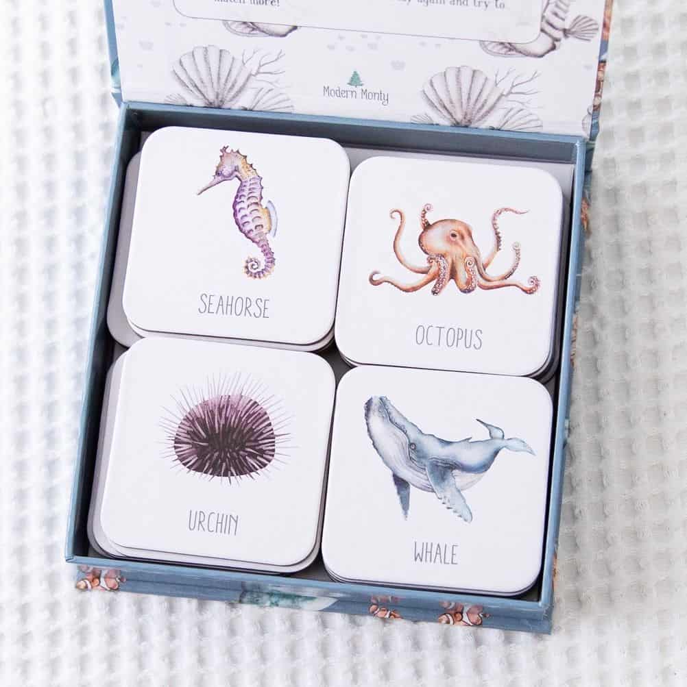 Buy Modern Monty - Ocean Memory Cards by Modern Monty - at Hamish + Grace