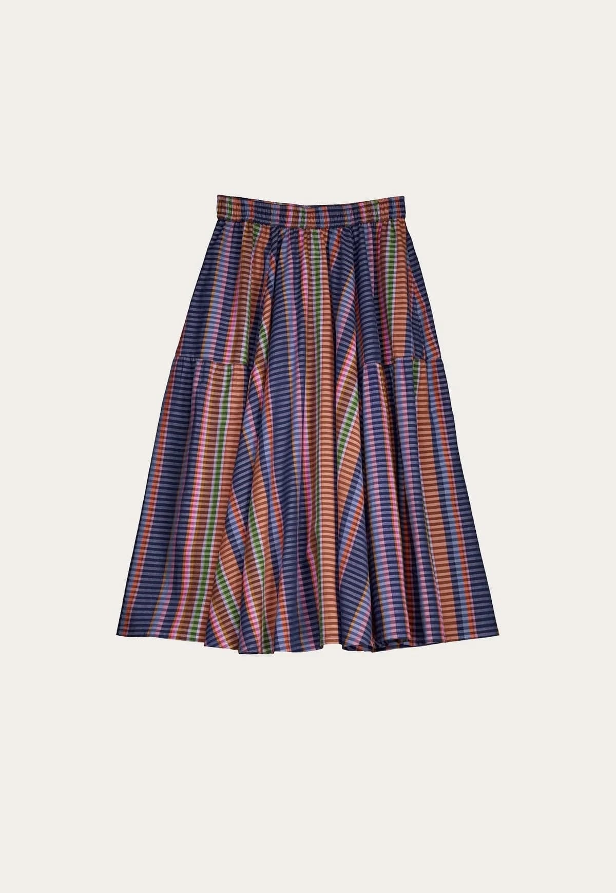Nancybird Fashion Nancybird - Eula Line Check Skirt