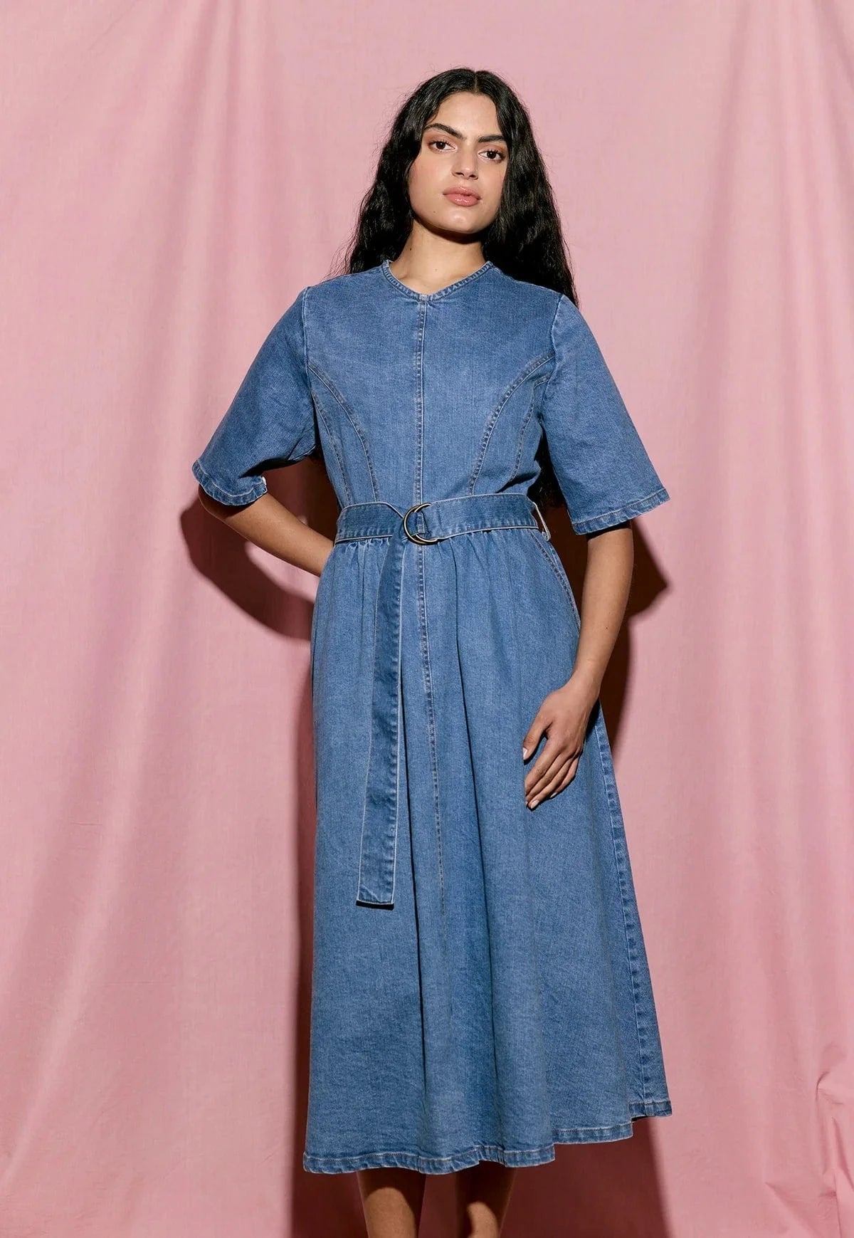 Nancybird Fashion Nancybird - Mona Dress Denim