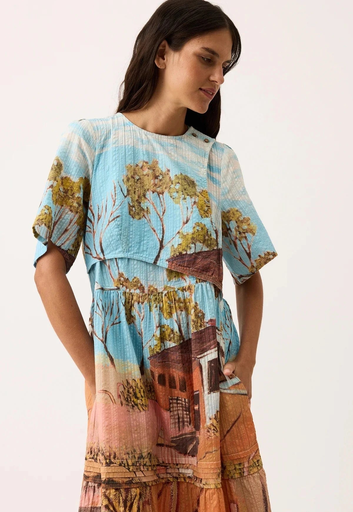 Nancybird Fashion Nancybird - Tied Mabel Shack Dress