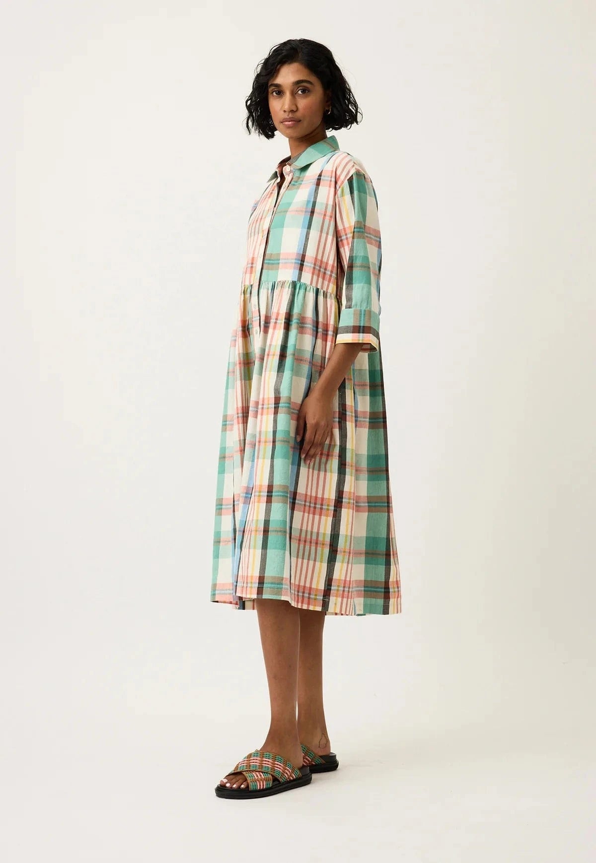 Buy Nancybird - Mel Dress - Summer Check by Nancybird - at Hamish + Grace