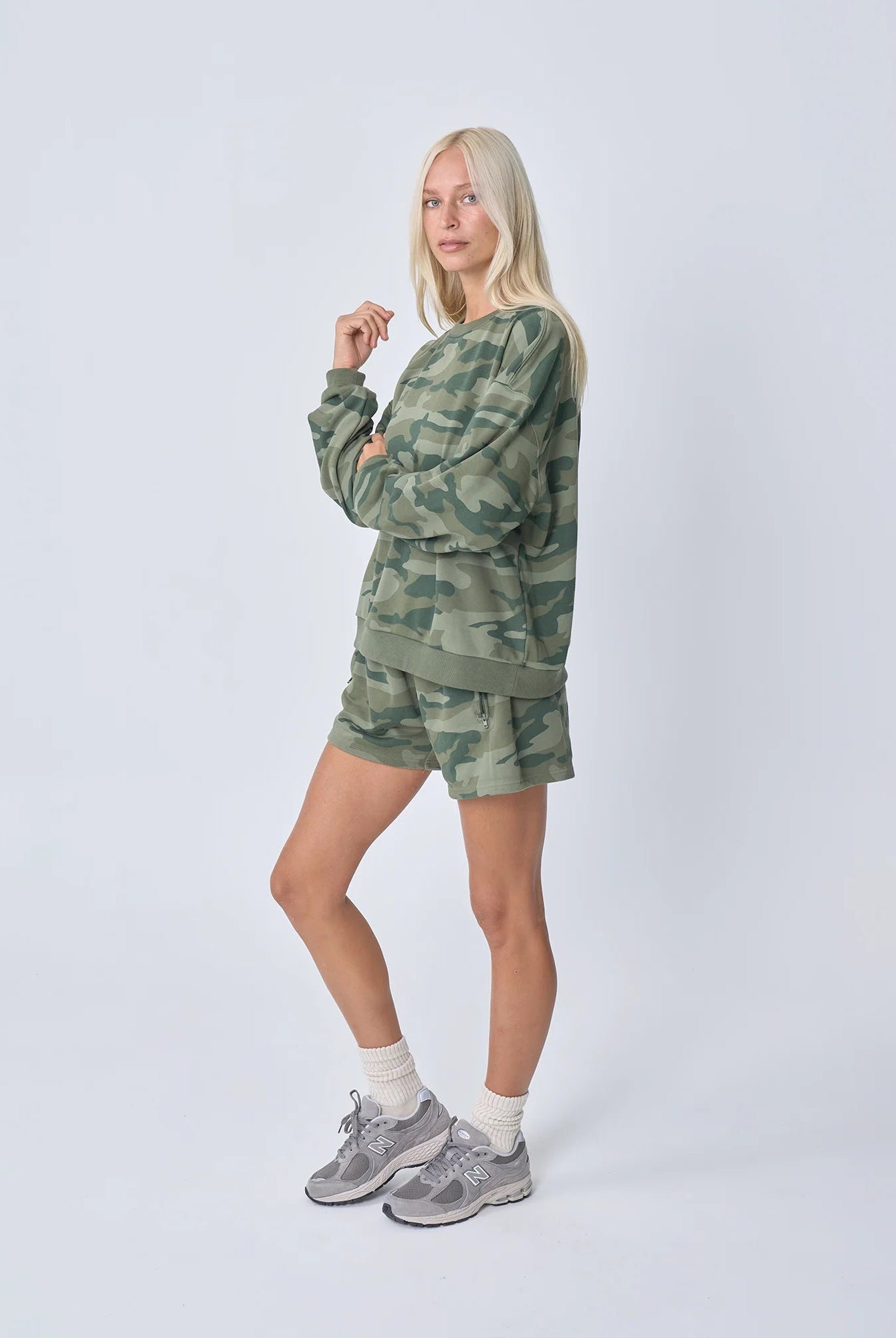 Buy Near The Sea - Camo Jumper by Near The Sea - at Hamish + Grace