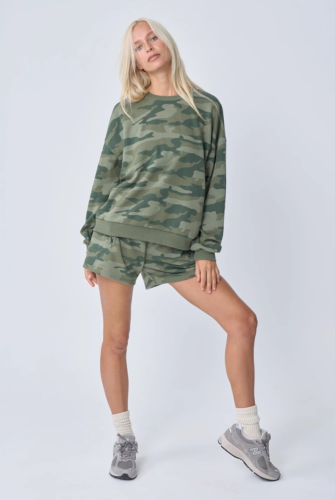 Buy Near The Sea - Camo Jumper by Near The Sea - at Hamish + Grace