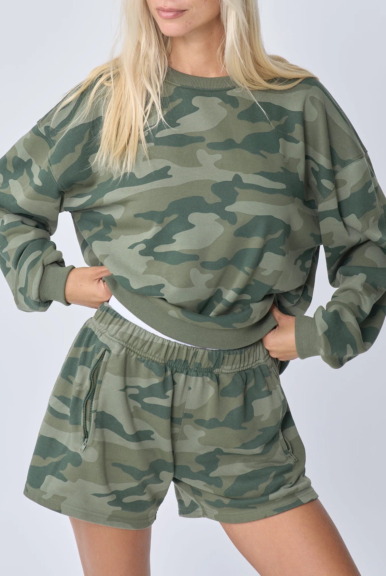 Buy Near The Sea - Camo Jumper by Near The Sea - at Hamish + Grace