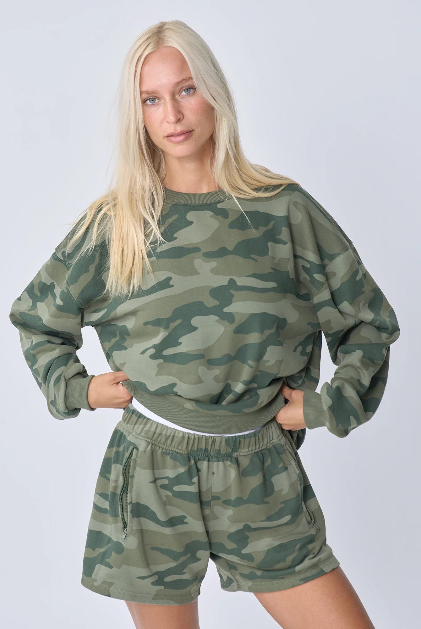 Buy Near The Sea - Camo Jumper by Near The Sea - at Hamish + Grace