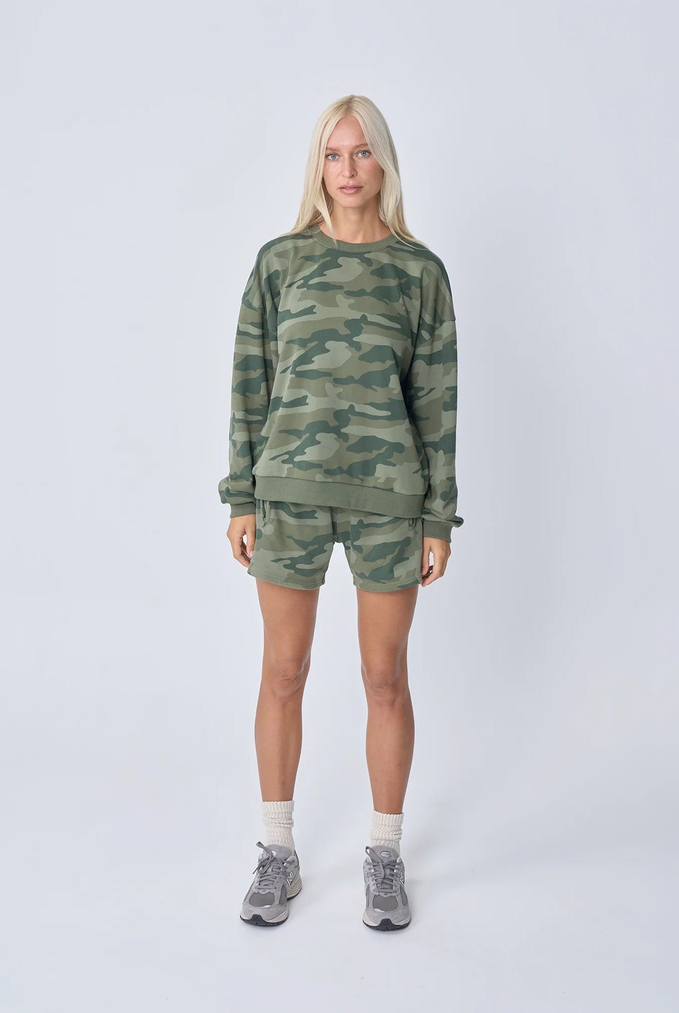 Buy Near The Sea - Camo Jumper by Near The Sea - at Hamish + Grace