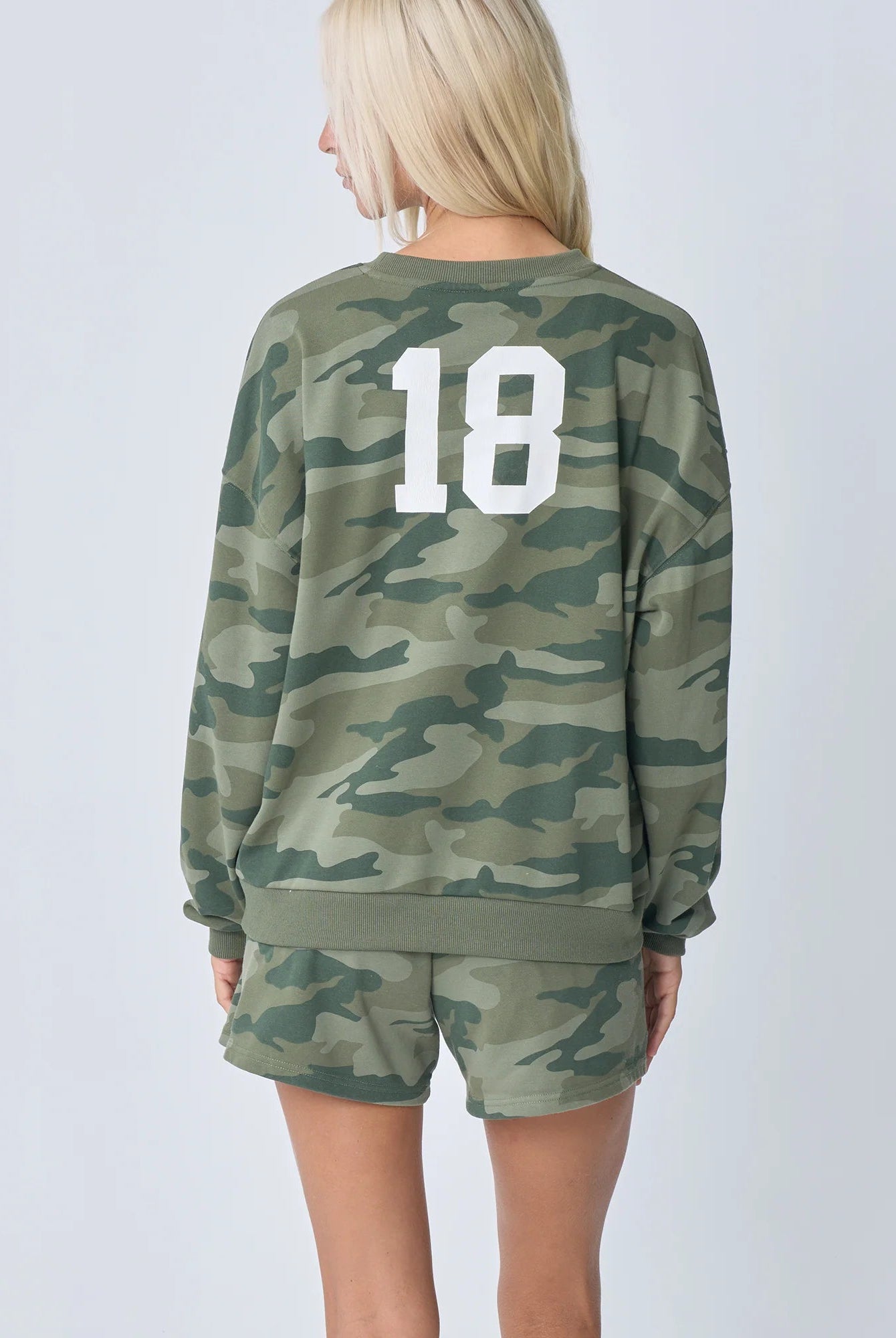 Buy Near The Sea - Camo Jumper by Near The Sea - at Hamish + Grace