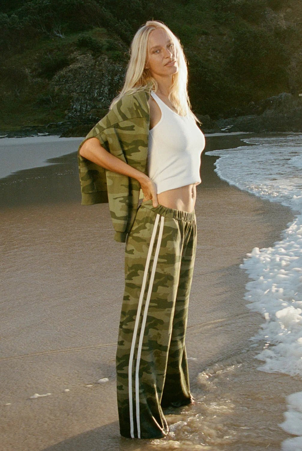 Buy Near The Sea - Camo Track Pant by Near The Sea - at Hamish + Grace