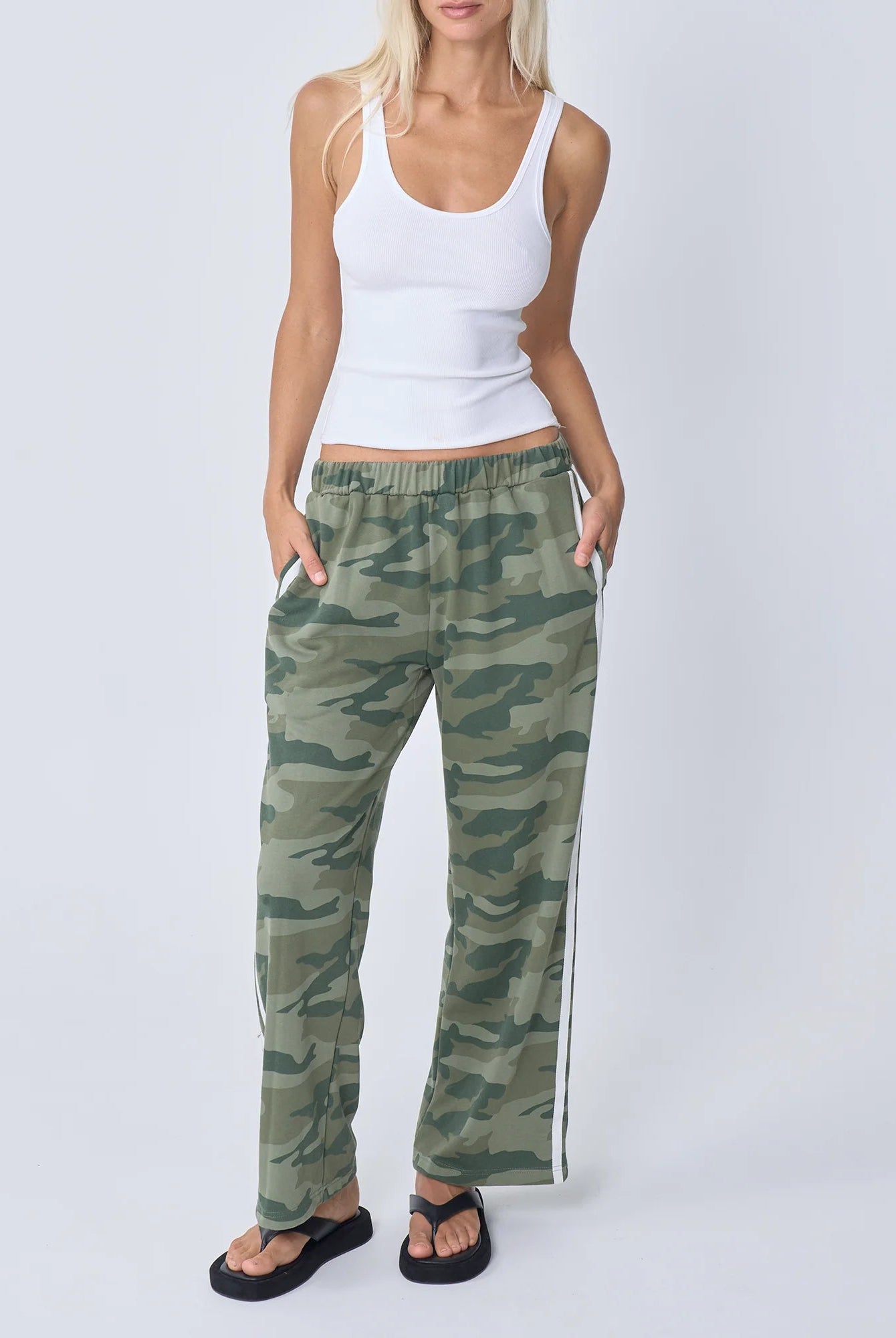 Buy Near The Sea - Camo Track Pant by Near The Sea - at Hamish + Grace