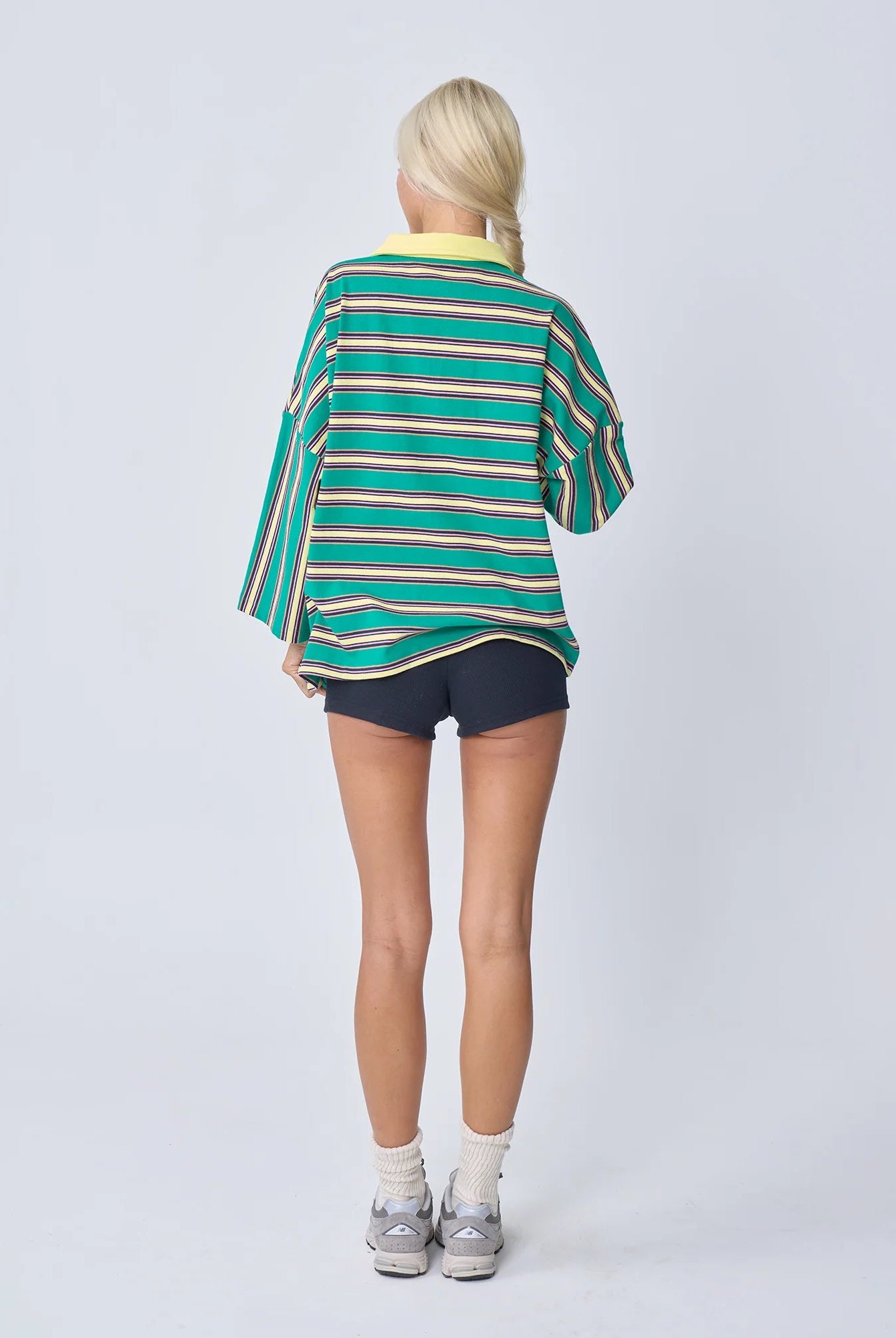 Buy Near The Sea - Oversized Polo - Green by Near The Sea - at Hamish + Grace