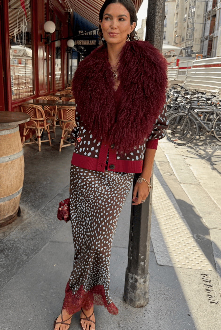 Buy Never Fully Dressed - Chocolate Deer Midi Maeva Skirt by Never Fully Dressed - at Hamish + Grace