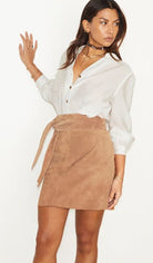 Never Fully Dressed Fashion Never Fully Dressed - Suede Mini Jaspre Skirt