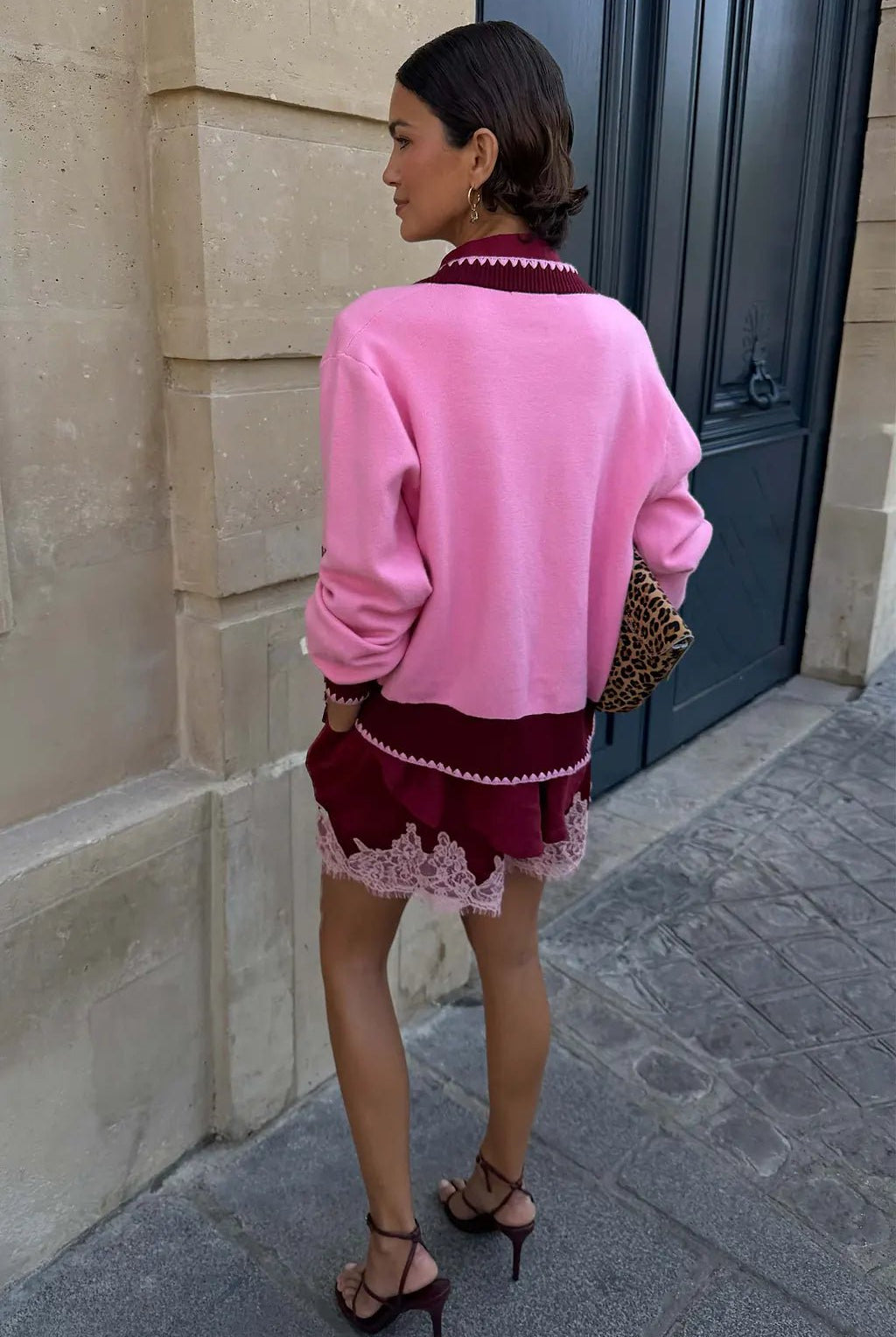 Buy NFD - Pink Mushroom Cardigan by Never Fully Dressed - at Hamish + Grace